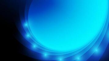 Abstract black and blue color background with bokeh light and curve lines pattern,illus vector