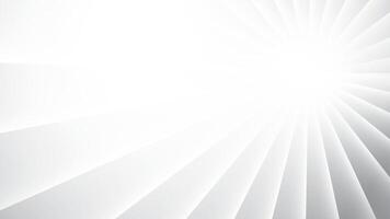 Abstract geometric white and gray color background with straight lines, ray pattern,illus vector