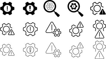 Risk Management icon set. personal and property insurance. claims processing. Response icon. Financial Planning. business process vector