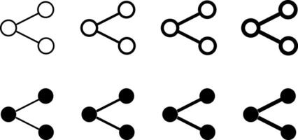 share icon. Connection symbol. Connect, data sharing. link symbols. Sharing sign vector