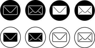 email icon. Mail sign. message signs. Suitable for Web Page. Digital Communication symbol. envelope icons vector