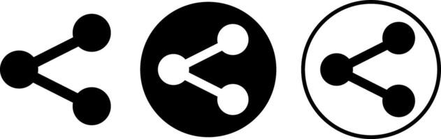 share icon set. connection icons. network sharing sign. social media user interface. Send Data symbol vector