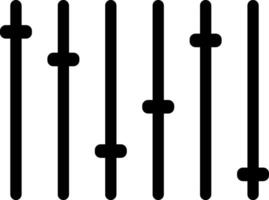 Equalizer icon set. Media player with sound waves. Volume level symbols. Music frequency. Abstract digital equalizers for music vector