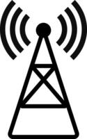 Radio tower icon. Antenna tower collection. Wireless radio signal symbol. internet signal. Communication sign vector