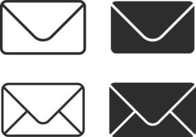 email icon. Mail sign. message signs. Suitable for Web Page. Digital Communication symbol vector