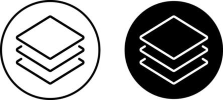 Layer icon set. symbols for architecture. Design technology. Depth of tiers, applied anywhere. Business Presentation vector