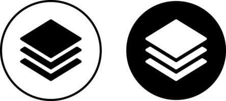 Layer icons set. symbols for architecture. Design technology. Depth of tiers, applied anywhere. Business Presentation vector