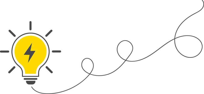 creative idea light bulb. Development, management icons. Creative business solutions sign. management lamp concept