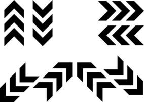 direction arrow icon. Way sign. Road navigation arrows. Driving direction mark. halftone arrow icons vector
