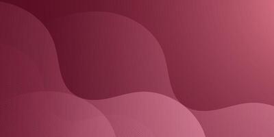Abstract colorful wave red realistic background. Simple wave pattern elegant design. vector