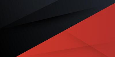 Abstract dark background with diagonal orange color background. Papercut overlap triangle pattern background. vector