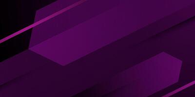 Abstract dark purple dynamic background. Overlap shape pattern with lights. vector
