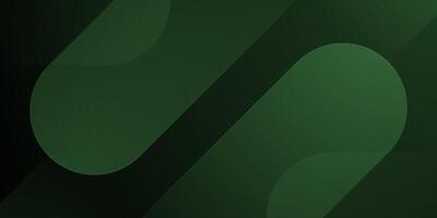 Abstract dark green dynamic background. Simple overlap rounded shapes pattern. Infinite pattern design. vector