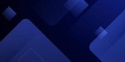 Abstract dark blue futuristic overlap background. Overlap square shapes geometric pattern. vector