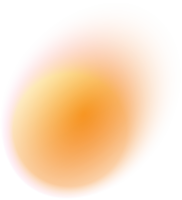 Abstract gradient shape with light blur. Watercolor rounds with soft glow and gradation. Circle blob with fluid effect and liquid texture png