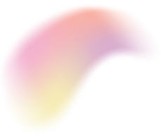 Abstract blurry shape. Pastel gradient colored mesh fluid liquid element. Soft light blob with aura gradation. Blended vibrant multicolor figure png