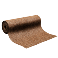 Rolled Brown Mesh Fabric with Texture for Home Decor and Textile Applications png