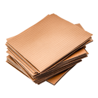 Stack of Brown Cardboard Sheets for Craft and Packaging Use in Various Projects png