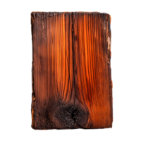 Rustic Burnt Wood Texture with Beautiful Grain Patterns for Background or Design Purposes png