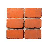closeup of Texture and Pattern of Vintage Red Brick Wall Surface for Architecture Use png