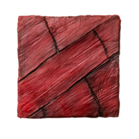 Textured Red Surface with Deep Cracks and Layers Capturing Bold and Unique Appearance png