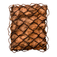 Textured surface of natural material with grid pattern for creative design projects png