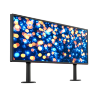 High-Resolution Display with Vibrant Bokeh Effects for Modern Digital Showcase png
