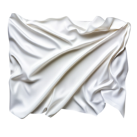 Smooth White Satin Fabric Draped Elegantly Neutral Background for Textiles png