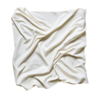 White Fabric Texture with Elegant Drapery for Background and Textile Design Use png