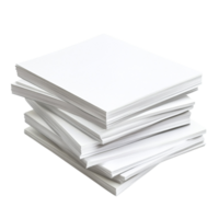 Stack of Blank Paper Sheets Ideal for Business, Office, and Creative Projects png