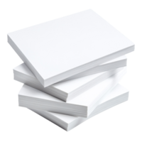 Stack of Blank Paper Sheets for Creative Projects and Office Use png