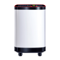 Modern Electric Water Heater with Digital Display and Stylish Design png