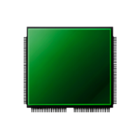 Green Square with Smooth Gradient Background for Modern Design Projects png
