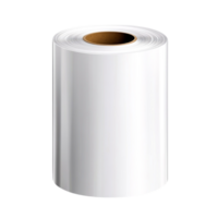 Roll of White Paper for Printing and Crafting Projects in a Minimalist Style png