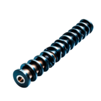Metal Spring Component with Glossy Surface and Spiral Design for Mechanical Applications png