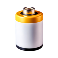 closeup View of a Single AA Battery Against a Clean and Simple Background png
