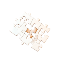 Unique Puzzle Piece Arrangement on Showing Concept of Problem Solving png