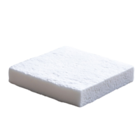 White Piece of Textured Foam for Crafting, Design, and DIY Projects png