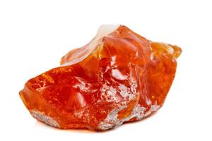Macro mineral, stone Opal on white background photo