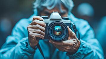 A content creator verifying the terms of free image usage online photo