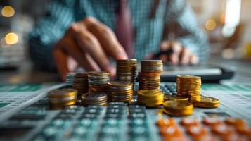 tax advisor helping clients optimize tax strategies in their investment portfolio. photo