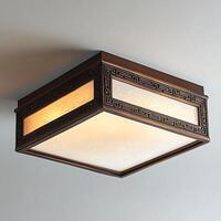 Illuminated square ceiling light fixture featuring cloud pattern design and warm ambient glow in a modern home, showcasing elegant interior lighting and decorative art photo