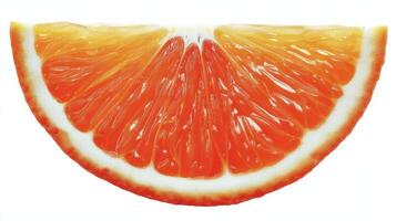Ripe Orange Kumquat Slice Closeup Studio Shot photo