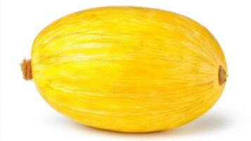 Yellow Papaya Isolated on White Background photo