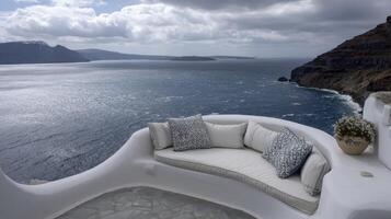 Coastal View from a Minimalist Terrace photo