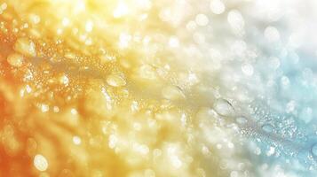 Water drops on a colorful background photo