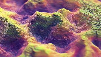 A close up of a colorful pattern on a surface photo
