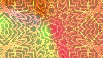 Abstract Glowing Pattern Animation with Geometric Shapes video