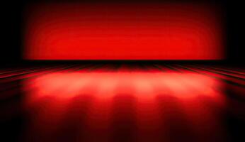 Red stage backdrop with dark lines photo