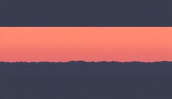 Sunset over Mountains photo